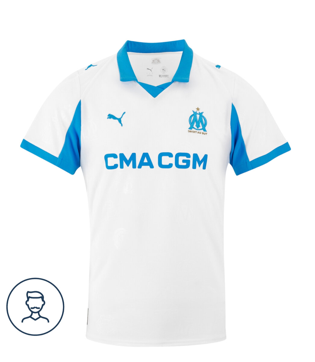 Maillot domicile de Marseille