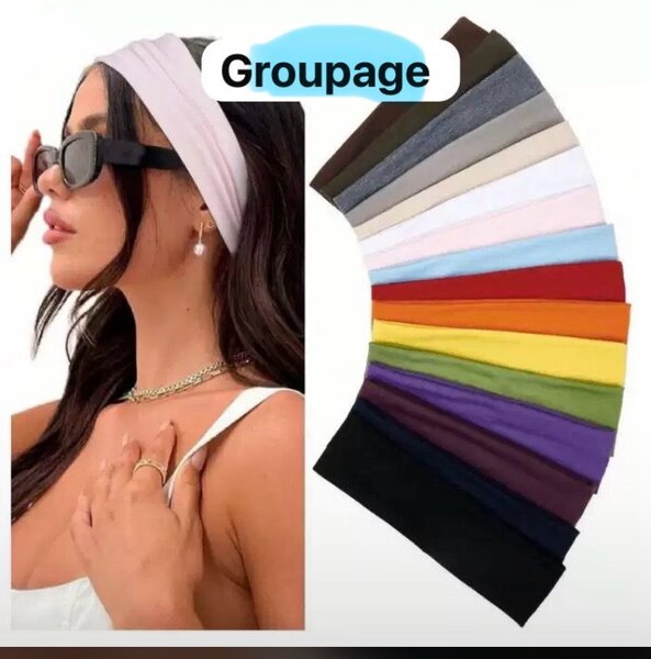 Bandeau élastique coloré