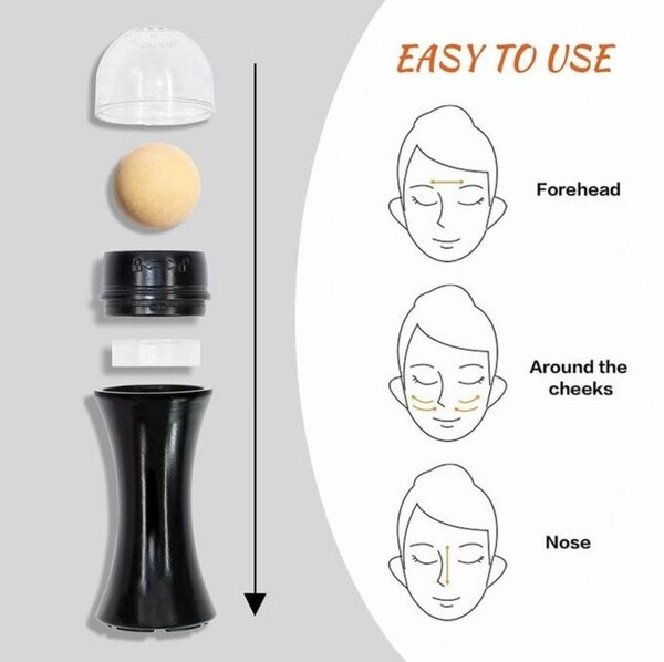 Applicateur cosmétique visage