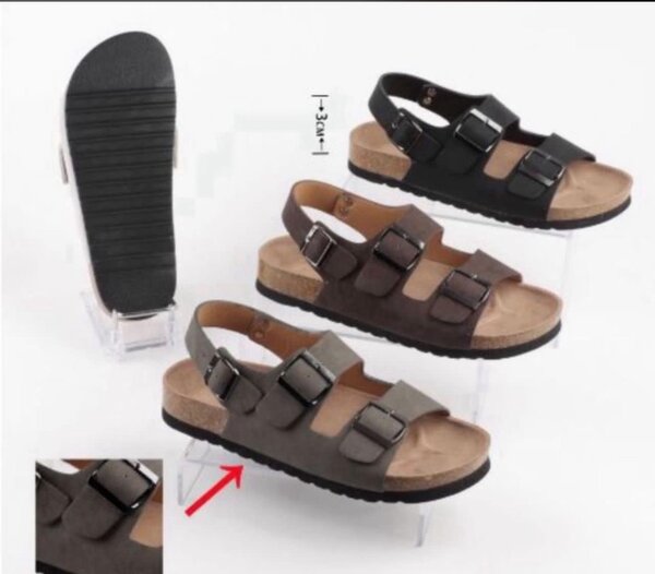 Sandales confortables en cuir