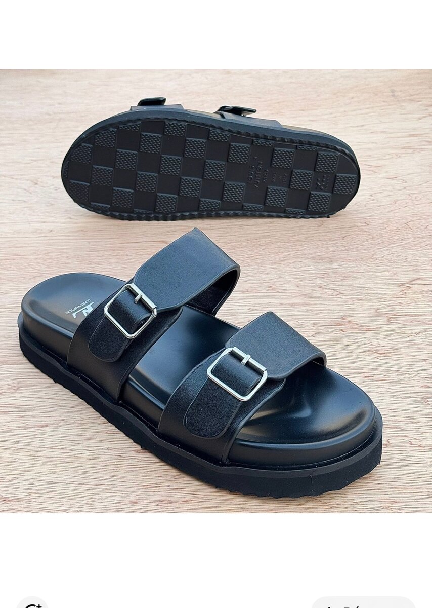 Sandales confort noires