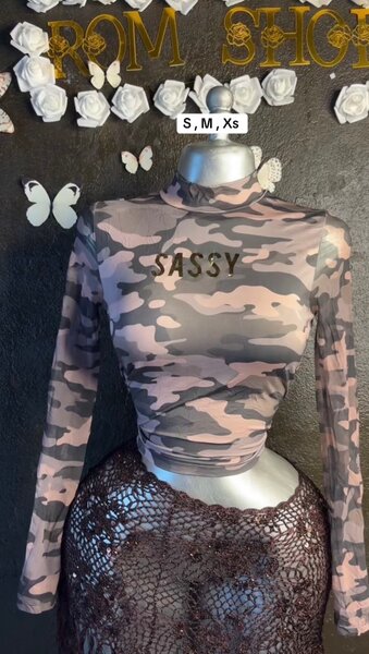 Haut camouflage "Sassy"