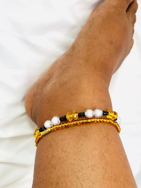 Beaded anklets