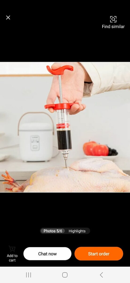 Seringue alimentaire