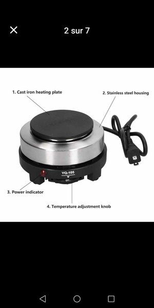 Plaque chauffante électrique portative YQ-105