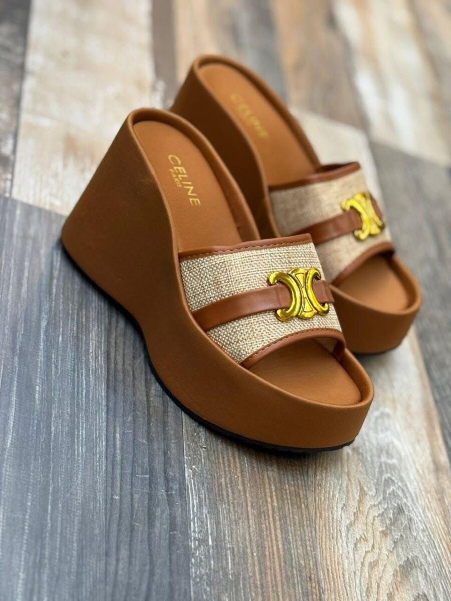 Sandales compensées élégantes pour femmes