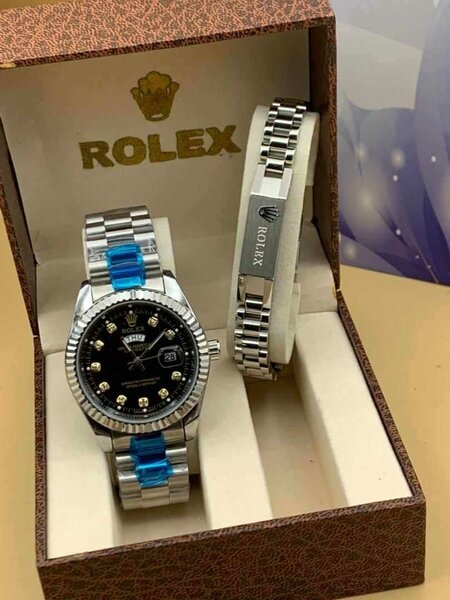 Men's qualities Rolex watch and bracelet