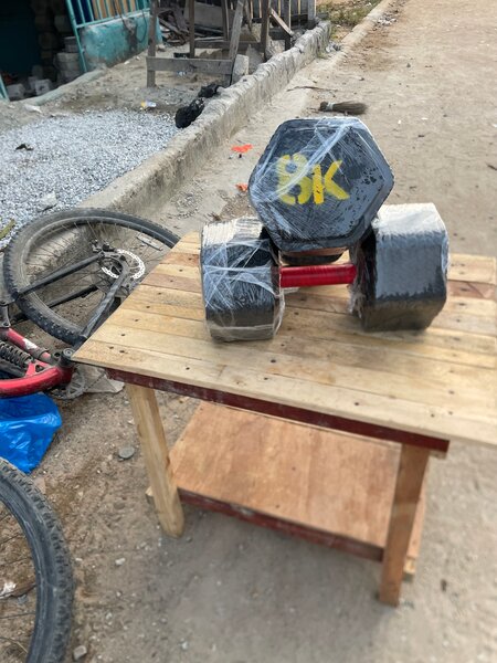 Poids de 8 kg avec revêtement