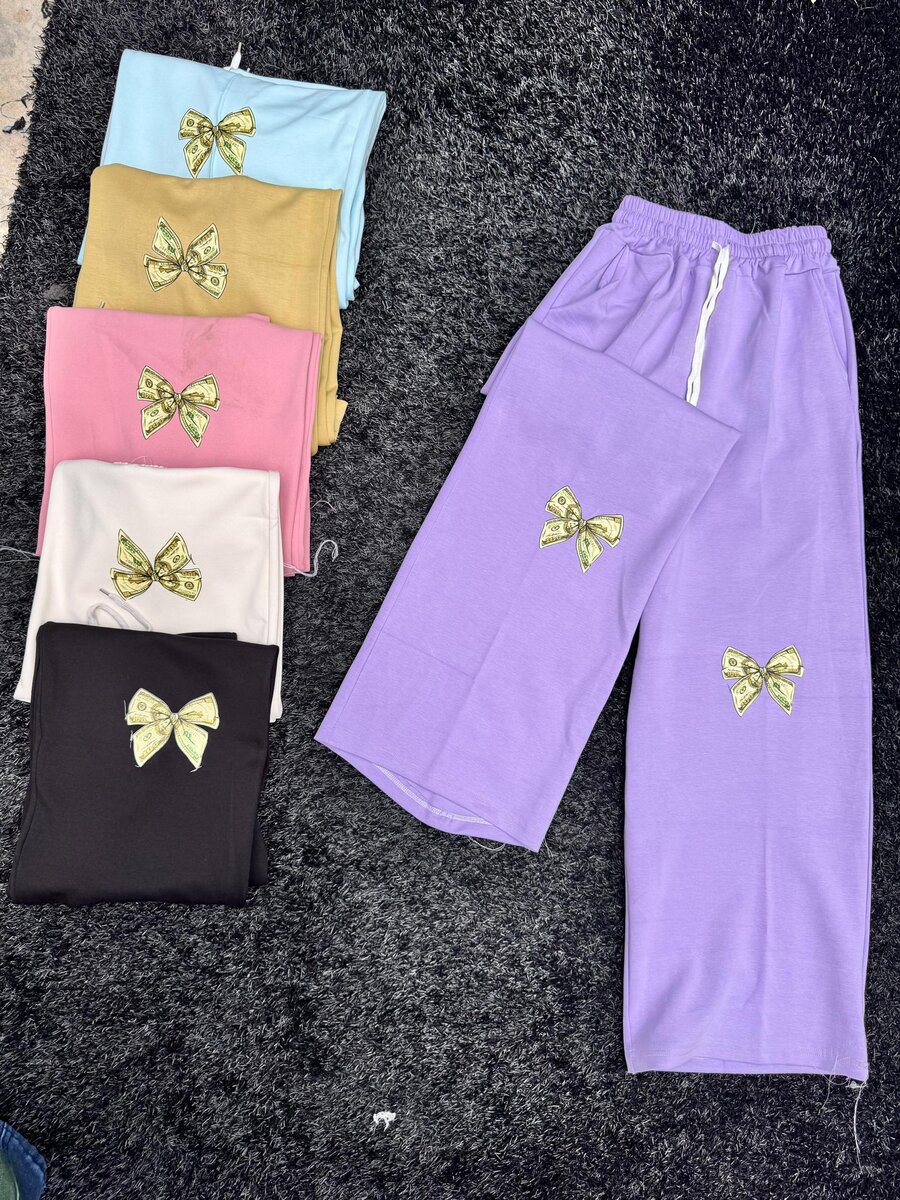 Colorful Embroidered Pants
