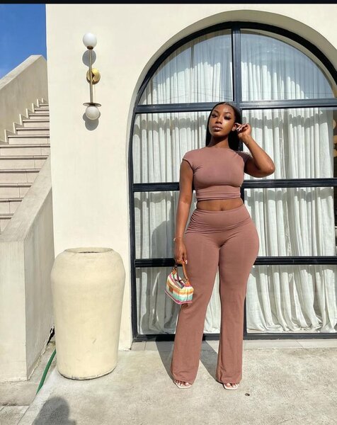 Ensemble deux pièces marron