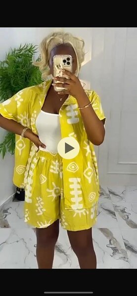 Ensemble d'été imprimé ethnique