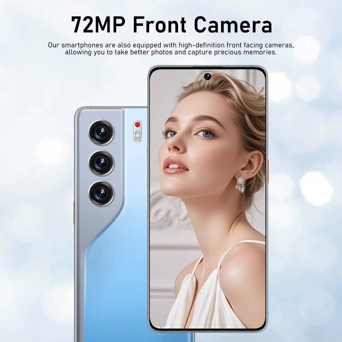 Smartphone 72MP Design Élégant