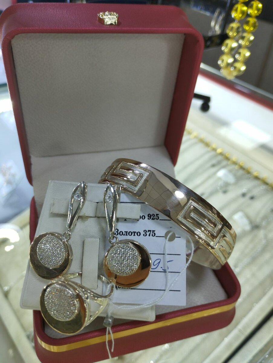 Комплекты серебро