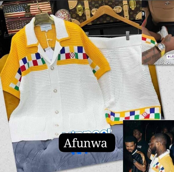 Both men and woman crocheting top and down available