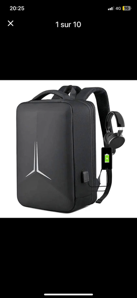 Sac à dos antivol USB moderne