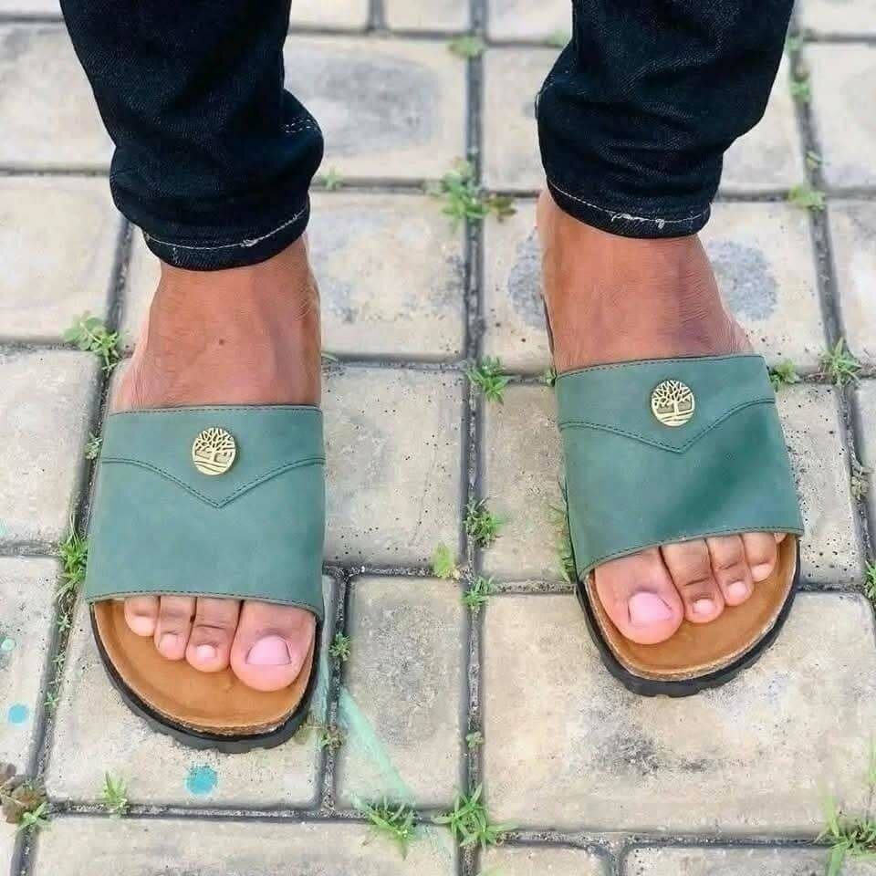 Sandales en cuir confort