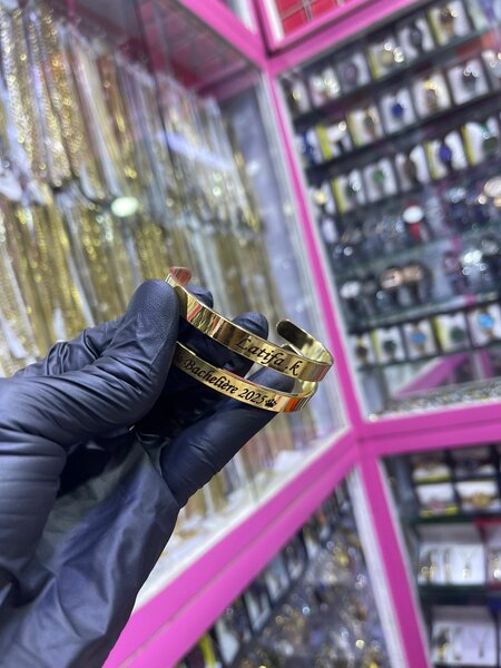 Gourmette personnalisée