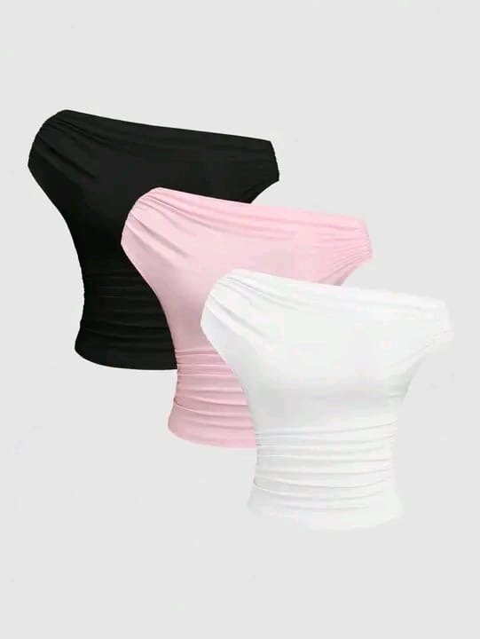 Top bustier sans bretelles