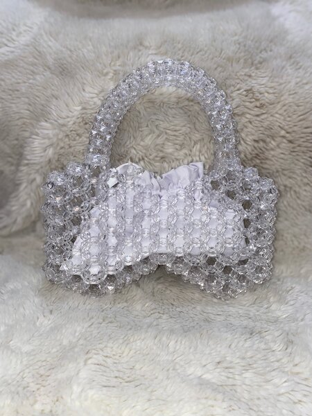 Sac à main perles cristal