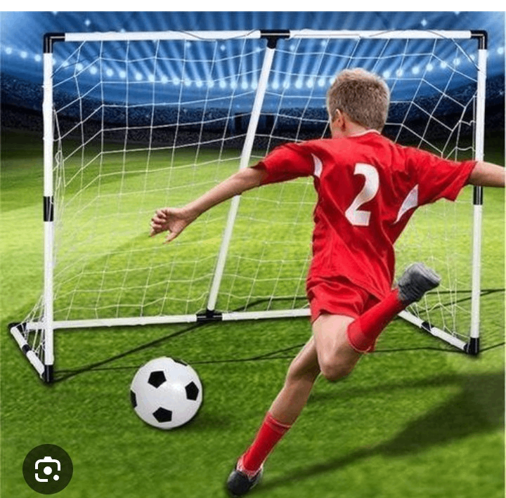 Mini but de football enfant