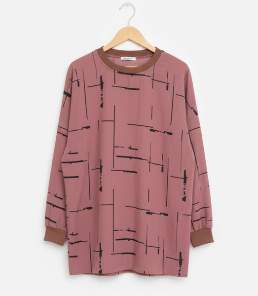 Sweatshirt Géométrique Femme