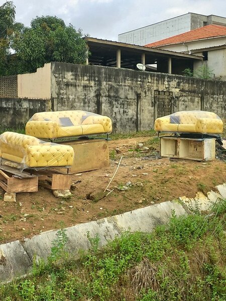 Canapé Chesterfield Jaune