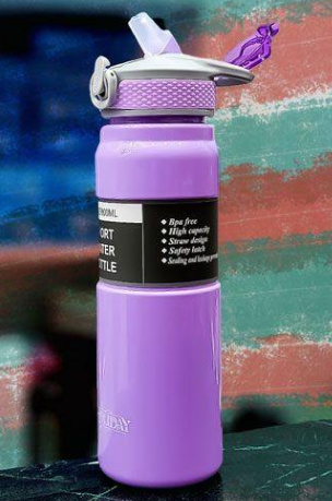 Sport Water Bottle with Handy Flip