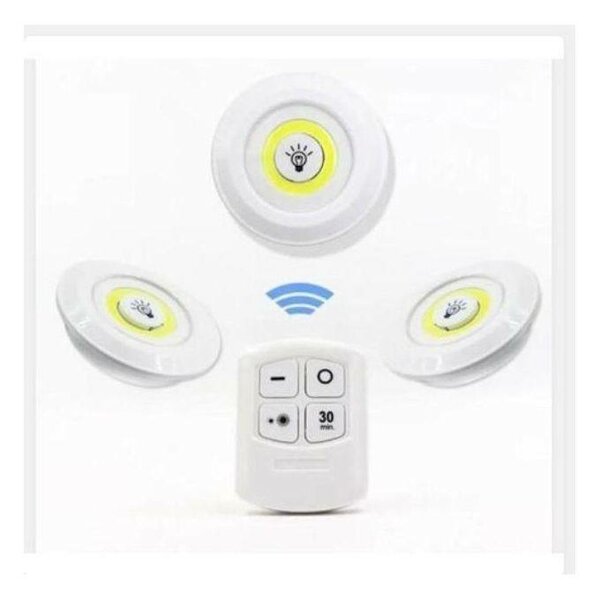 Éclairage LED sans fil 3 pièces