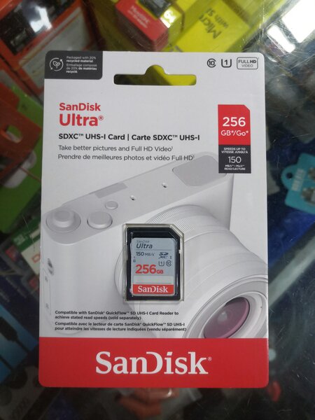 Carte SD SanDisk Ultra 256GB