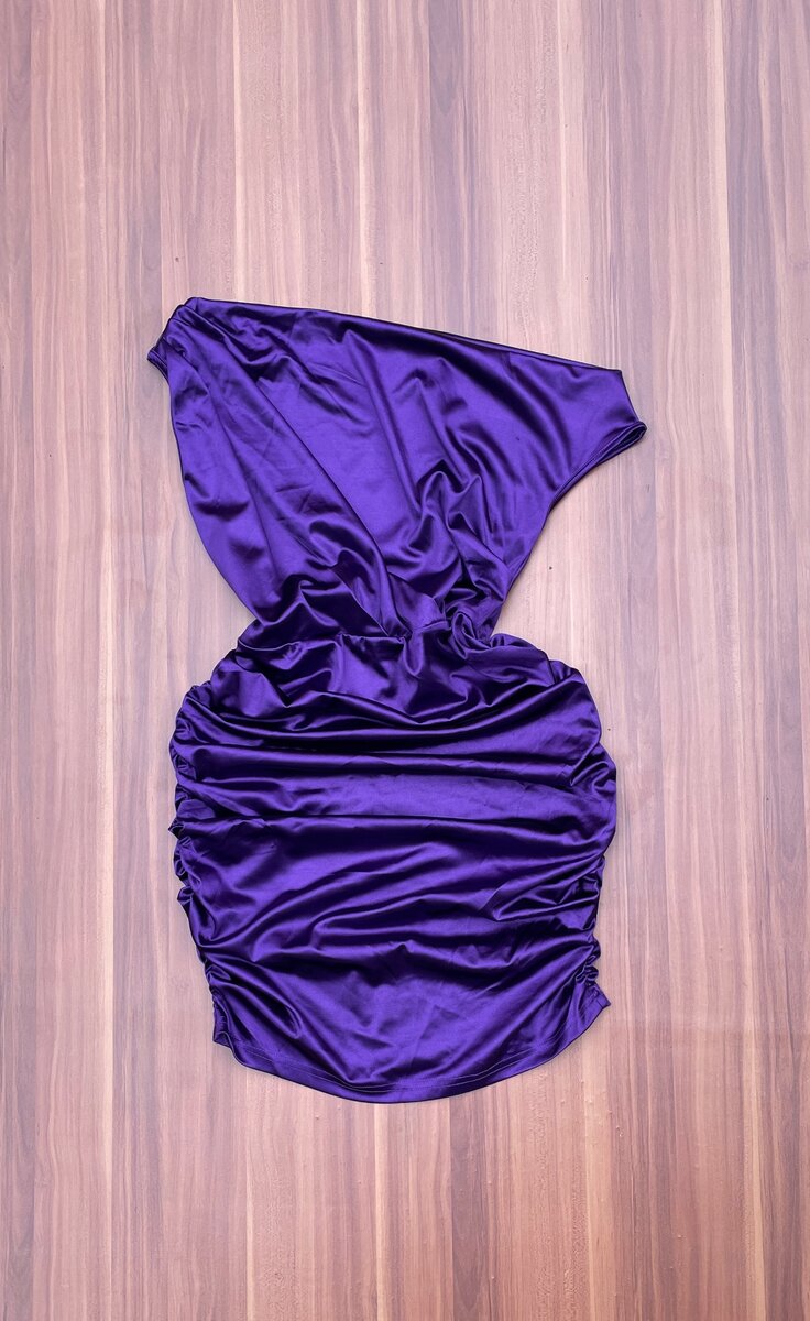 SHEIN ruched bodycon dress