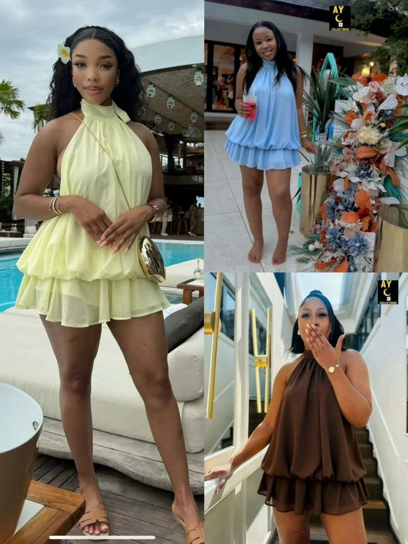 Robe trapèze estivale