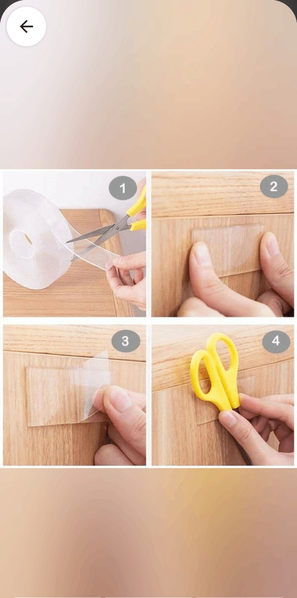 Scotch Scotch autocollant double face ruban adhésif 3 m