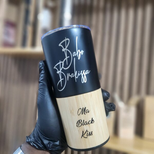 Tasse Thermos Bambou Élégante