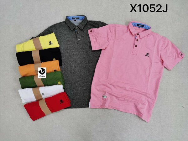 Lot de polos colorés homme