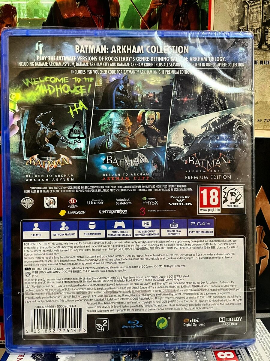 Batman Arkham Collection PS4