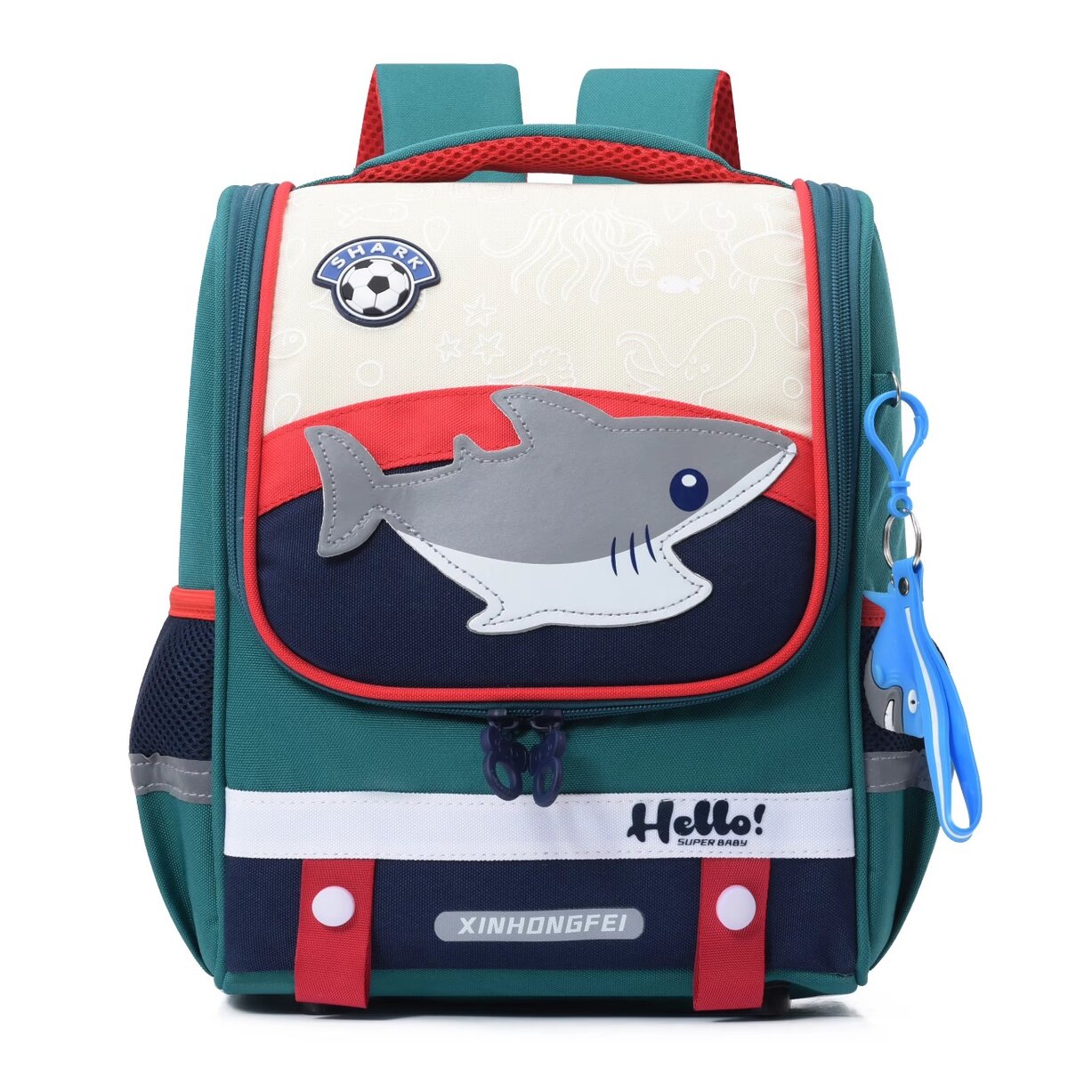 Cartable Enfant Requin Coloré