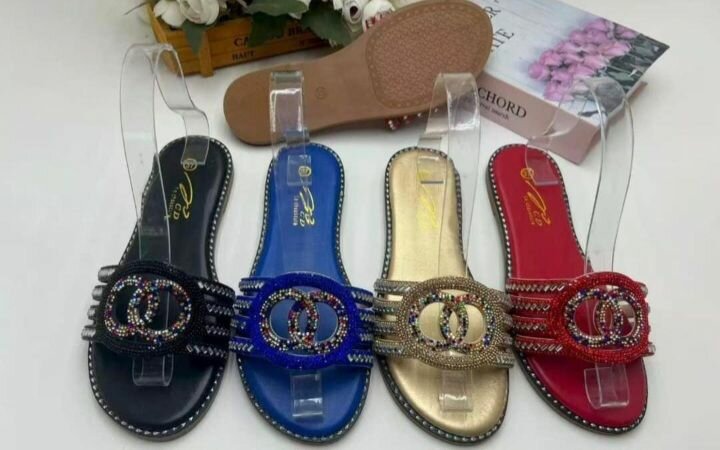 Sandales perlées élégantes