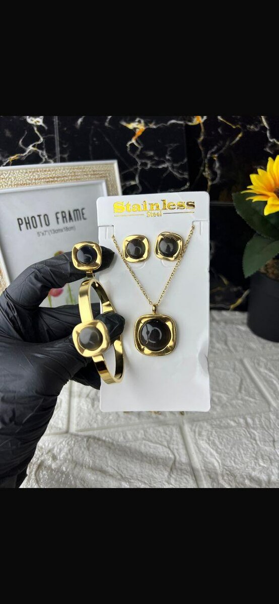 Ensemble de bijoux inoxydable