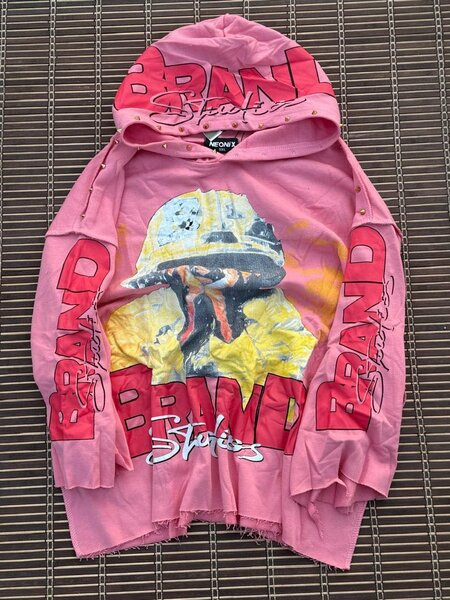 Sweat à capuche imprimé mode