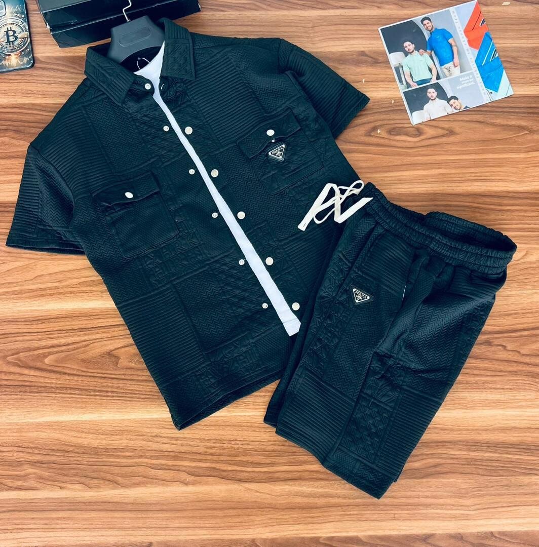 3 piece top and shorts