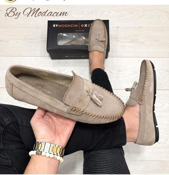 Mocassins élégants en cuir