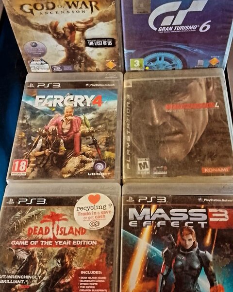 PS3 videogames | K 199 each.