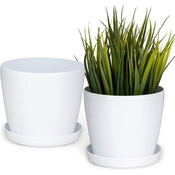 Cache-pot moderne en plastique