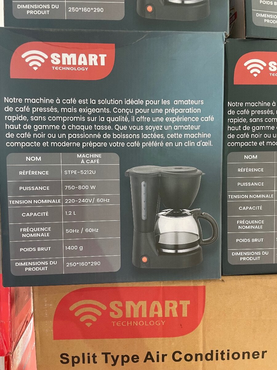 Cafetière filtre Smart Technology 1,2L