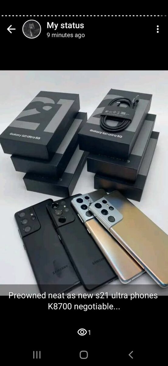 Neat as new Samsung galaxy s21ultra