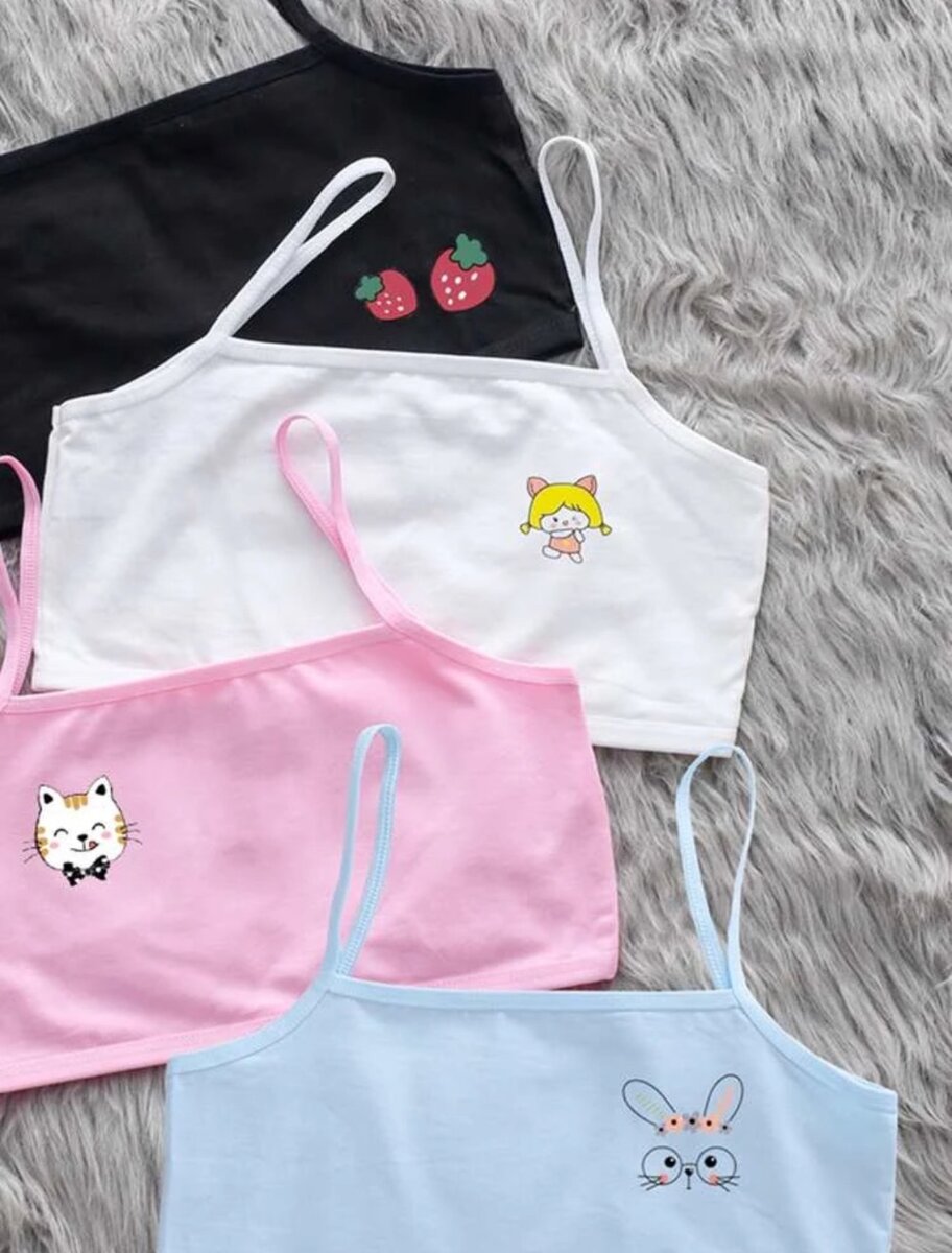 4Pcs setTween Girl Bra. 10years and 11-12years.