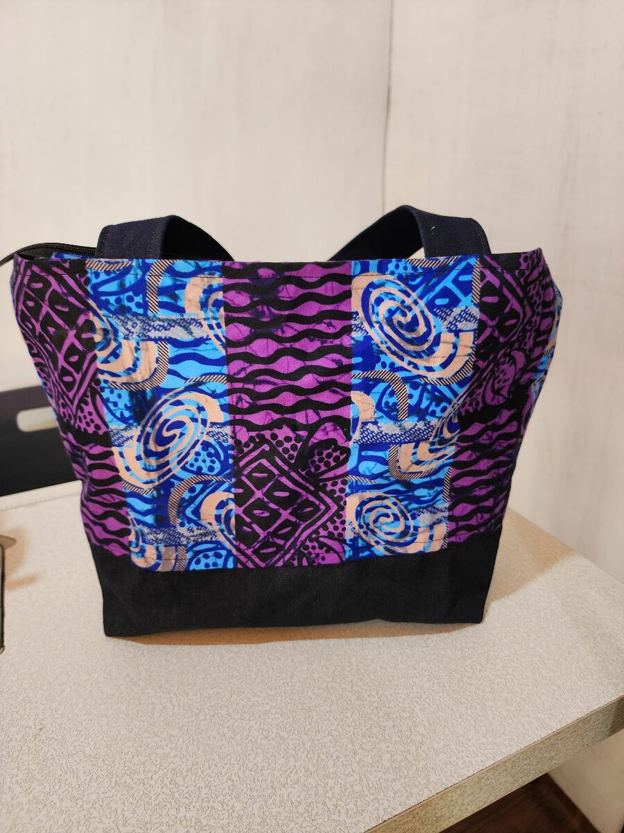 Ankara tote bag