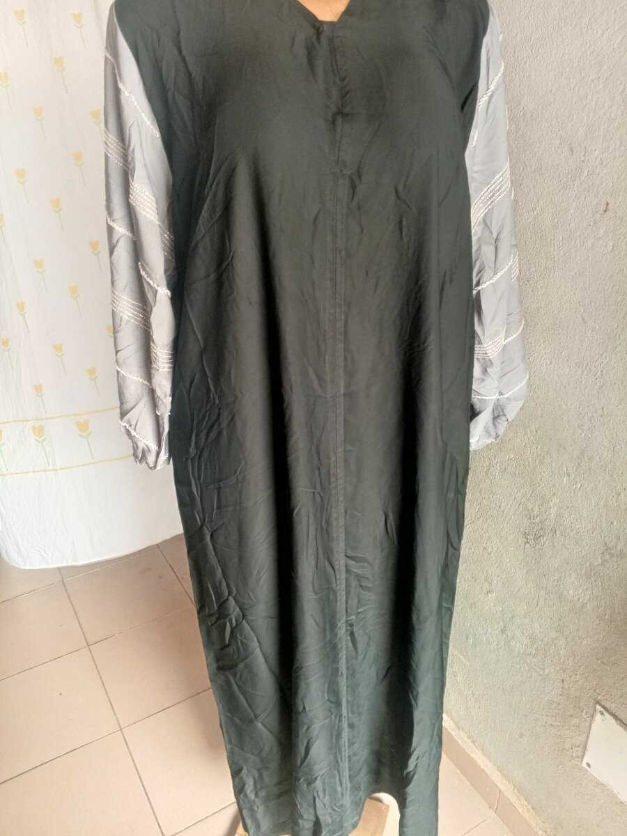 Robe maxi noire élégante