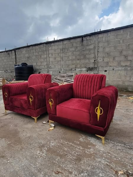 burgundy sofa set