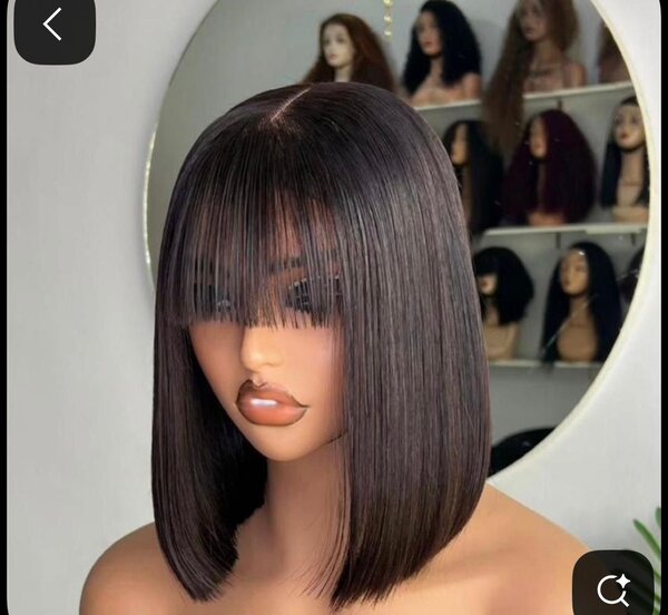 Perruque Bob Droite Naturelle